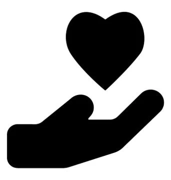 Heart Caring Vector Stock Illustration