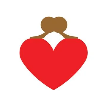 Heart of the castle. Stock Illustration