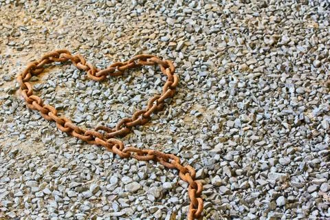 Heart chain Stock Photos