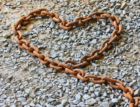 Heart chain Stock Photos
