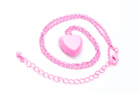 Heart on chain Stock Photos
