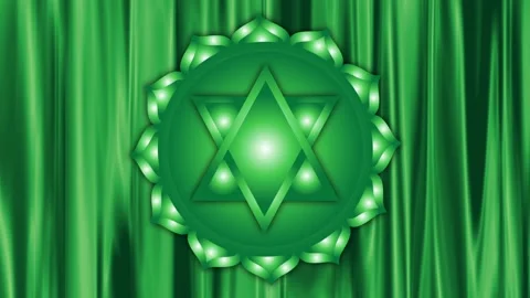 Heart Chakra Symbol Animated Видео 140634381