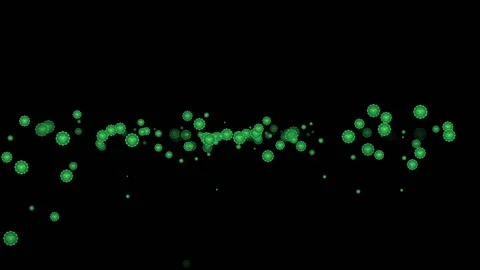 Heart chakra symbol explosion Stock Footage 142418110