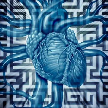 Heart Challenge 库存插图