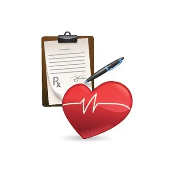 Heart Check-Up Concept Stock Illustration