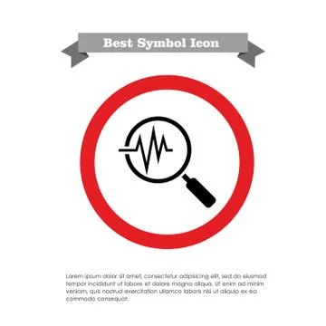 Heart checkup Stock Illustration