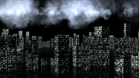 Heart of the city. Background for title, text, name ... Allegory Stock Footage 165380675