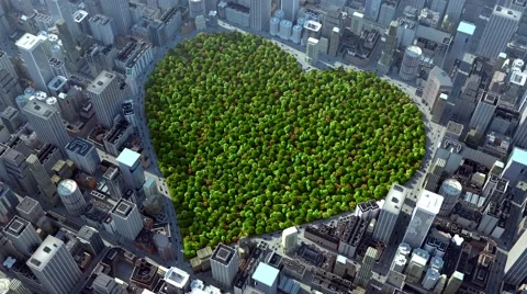 Heart Of City Stock Footage 49460935