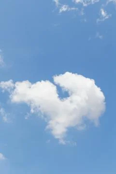 Heart cloud Stock Photos