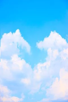 Heart in the clouds Stock Photos