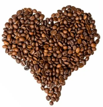 Heart coffee Stock Photos
