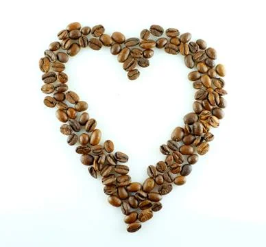 Heart of coffee Stock Photos