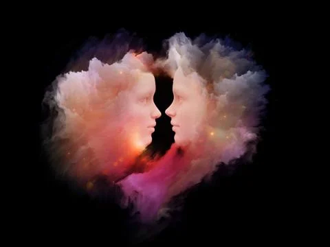 Heart Colors Stock Illustration
