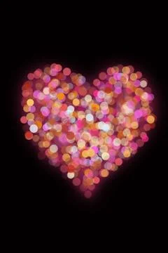 Heart of colors Foto stock