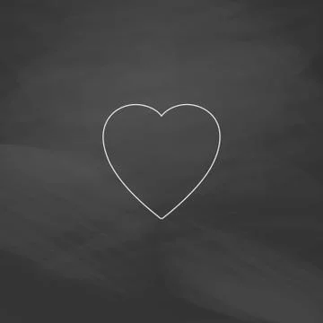 Heart computer symbol Stock Illustration