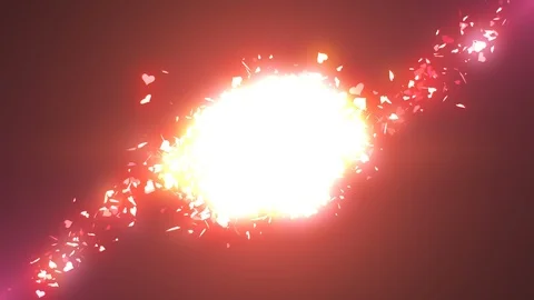Heart Confetti Video stock 98439594