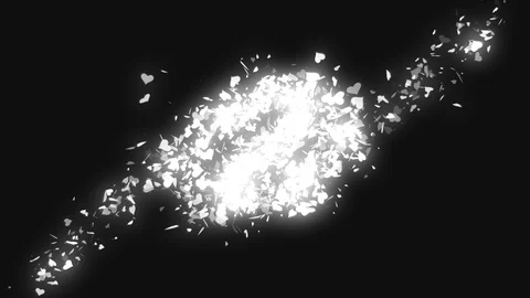 Heart Confetti Video stock 98439654