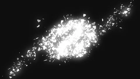 Heart Confetti Video stock 98439743