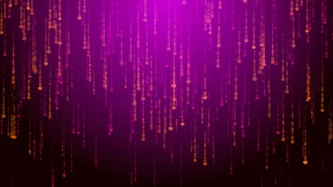 Heart confetti on the purple background Stock Footage 109243741