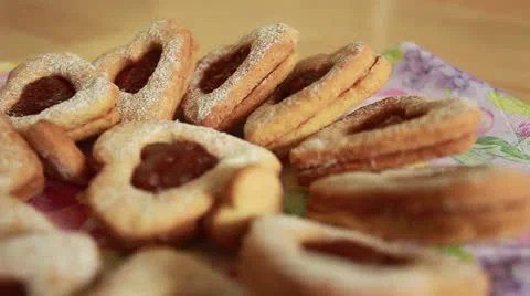 Heart cookie Video stock 23273645