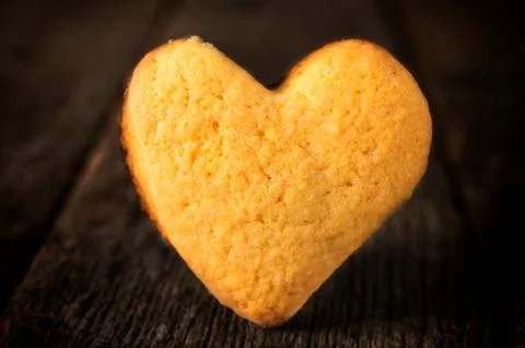 Heart cookie Stock Photos