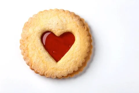 Heart cookie Stock Photos