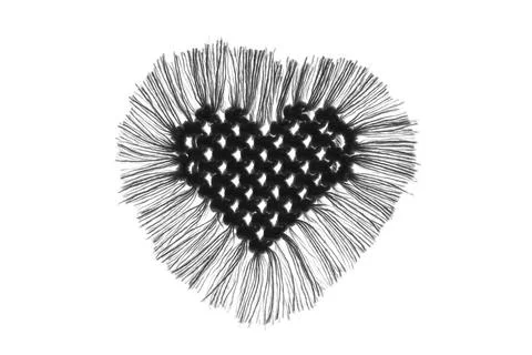Heart cup mat Foto stock
