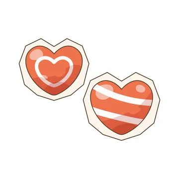 Heart cutout Stock Illustration