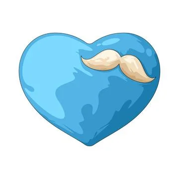 Heart for dad illustration Stock Illustration