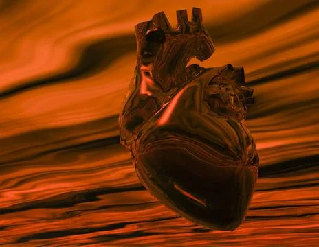 Heart Digital visualization of a human heart Copyright: xZoonar.com/KnutxN... 스톡 사진