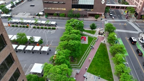 Heart of Downtown - Syracuse, NY Stock Footage 336473258