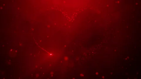 Heart drawing animation background Video stock 226802772
