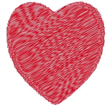 Heart drawing Stock Photos