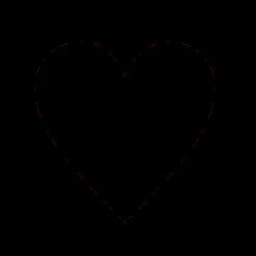 Heart drawn Stock Illustration