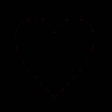 Heart drawn Stock Illustration