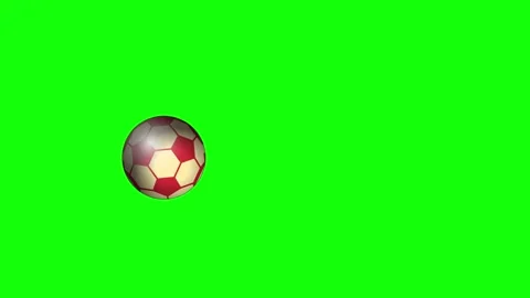 Heart Dynamic with Soccer - Chroma Key Green Screen Footage Stock Footage 336958917