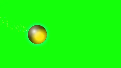Heart Dynamic with Sphere on Chroma Key for Compositing Video stock 336956733