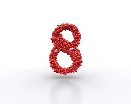 Heart Eight Stock Illustration