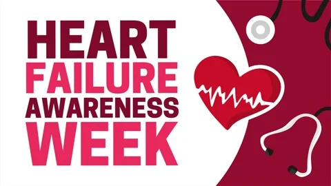 Heart failure awareness week for better health Stock Footage 341662418