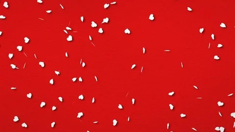 Heart Falling Background Stock Footage 84190682