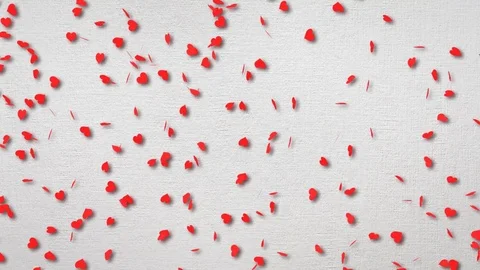Heart Falling Background Stock Footage 84190683