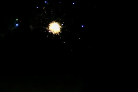 Heart Fireworks 2 Stock Footage 233971