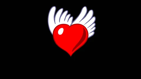 Heart Flaer Animation Stock Footage 86751862