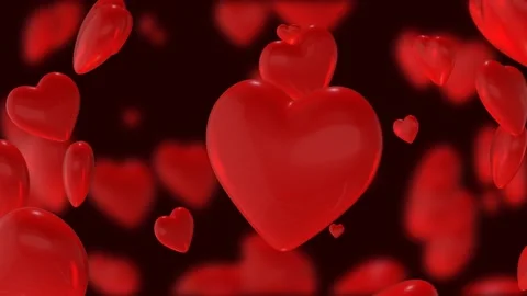 Heart floating Stock Footage 167775632