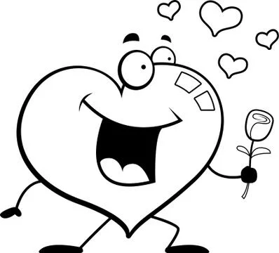 Heart Flower Stock Illustration