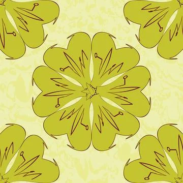 Heart flower Illustrazione stock