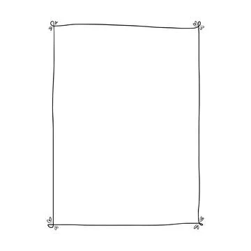 Heart frame border abstract hand drawn wedding card outline shape icon Stock Illustration