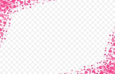 Heart Frame, Border Illustration For Decoration Stock Illustration