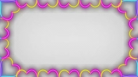 Heart Frame Decoration Video stock 158119621