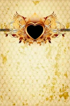 Heart frame Stock Illustration